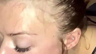 Wet Blowjob by Sexy Horny Misha Maver in Hot Action