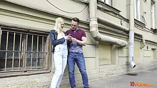 hey, watch avrora sky get cum on her shaved pussy?