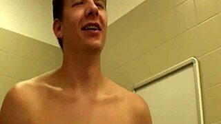 a blonde matures sexcapade in a public mall restroom