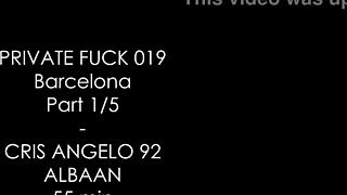 damn, cris angelo gets facefucked hard in barcelona anal debut!