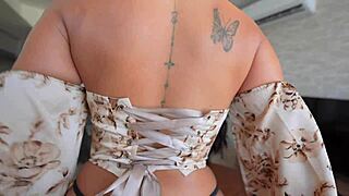 Tinder Babe Bent Over Doggystyle.