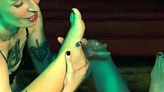 I suck these honey-tasting feet with deepthroat domination