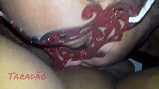 Homemade submissive woman with big natural tits in a pov scene.