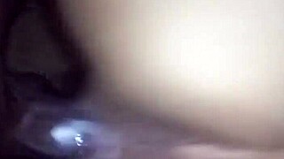 Girlfriend's Creamy Pussy Gets Fucked by Big Black Cock
