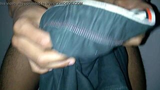 I masturbate my big Indian cock to orgasm