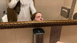 Gym Beauty Accepts Invite To Bathroom Sex