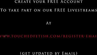 Touchedfetish - Livestream Mitschnitt - Latex & Gummi Fetisch Ehepaar - Unterwuerfige Schlampe Bekommt Kehlenfick & Gesichtsbesamung