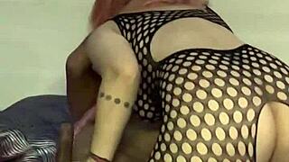 I met this redhead on xvideos and invited her for sex in the bedroom