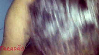 Homemade submissive woman with big natural tits in a pov scene.