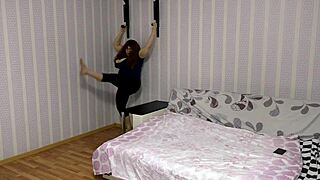 Milf's fitness session interrupted by hard fucking