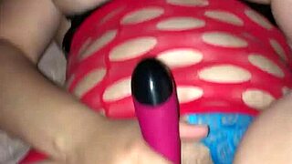 wife masturbating with anal dildo and front vibrator 😏
