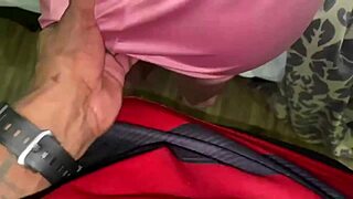 Latina Relaxing On Big Cock, Pussy Opened