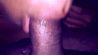 i swallow all my stepbrother's cum for the second time, i really love sucking his dick