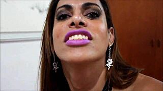 shemales stroking together on webcam, just chilling and getting off