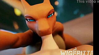Charizard Pokemon Compilation of Wild Blowjob and Ass Action