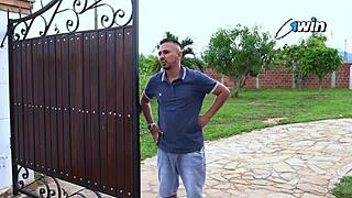 My car broke down, and a helpful guy fixed it with a big smile.