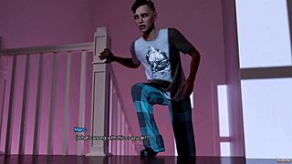 Chaval de 18 años triunfa con su canguro mientras sus padres no están en casa!