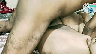 Horny Desi mom grinds hard with lover in rough doggystyle action.