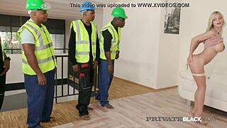 Nathaly Cherie banged by 5 black cocks in wild gangbang