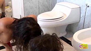 Oh No! These Bitches Fist and Finger in the Toilet!