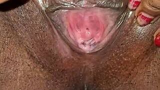 that cute blonde bhabhi gets her wet pussy fucked hard with a dildo