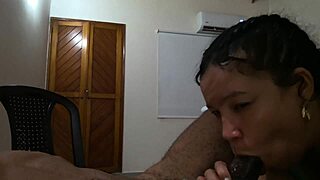 Uncut Mega Sloppy Colombian Throat Pack With Big Black Cock Cumshot
