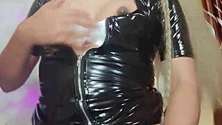 Rica, the ladyboy transsexual, masturbating – what are you doing?