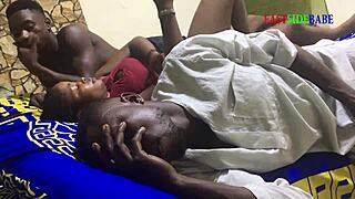 Yo, ever seen a wild threesome on the family bed with husband and brother?