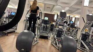 Gym Beauty Accepts Invite To Bathroom Sex