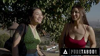 damn! bella rolland catches avery black sucking creepy guide