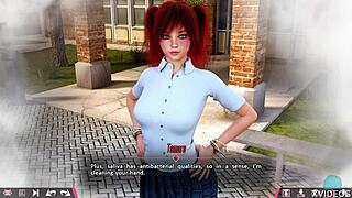 Double homework session on a date with cute Johanna