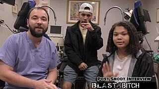 Michelle Anderson gets creampied in POV. Behind the scenes with toys and blowjob