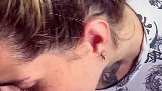 Latina Deepthroats Friend's Cock And Gets Facial Cumshot