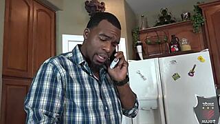 Damn! Ariella Ferrera rides Rome Major in wild 3some!