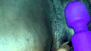 I'm having a creamy ebony orgams with toys