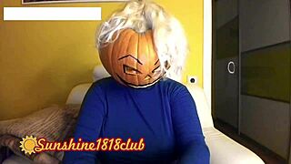 Happy Halloween Pervs, Big Boobs Pumpkin Cam Recorded