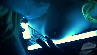 Catwoman's Depraved Night: Housewife in Stockings and Gloves?