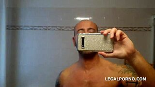 Marco Nero Fists Italian Brunette's Shaved Pussy And Asshole In Pov