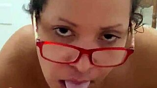 anna maria, mature latina, gives an awesome blowjob.