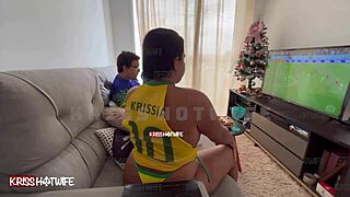fui uma puta safada durante o jogo do brasil