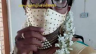 Indian Crossdresser Lara Dsouza Fucks!