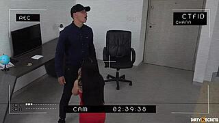 I seduce the muscular security head for a wild ride.