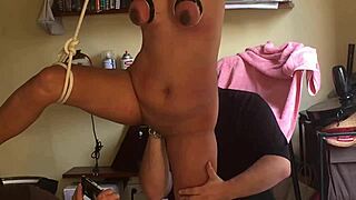 Intense Fist Fucking Bdsm With Hogtied Milf
