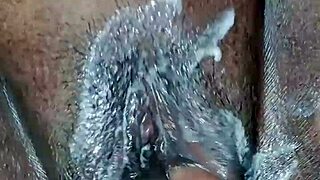 step mom's pussy gets ice cream before a tasty lick