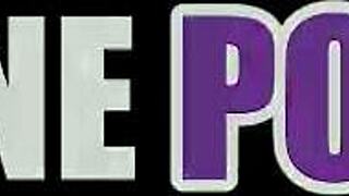 finger her asshole while slamming her doggystyle in hardcore casting