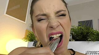 Can Katerina Hartlova Lick Her Shoes While Masturbating?