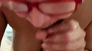 anna maria, mature latina, gives an awesome blowjob.