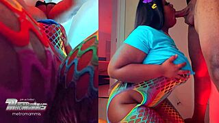 slim bbw craves to swallow cum using her pierced tongue rings.