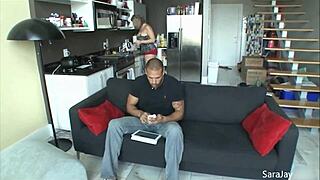 karlo karrera loving sara jay's big ass in doggy style, deepthroat and all.