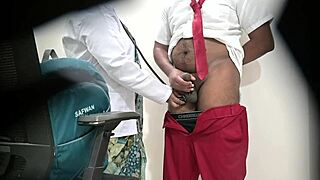 Can a woman inspect a schoolboy's shaft in public hospital?